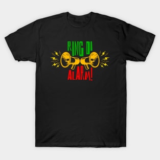 Ring Di Alarm Rasta Colors Reggae T-Shirt